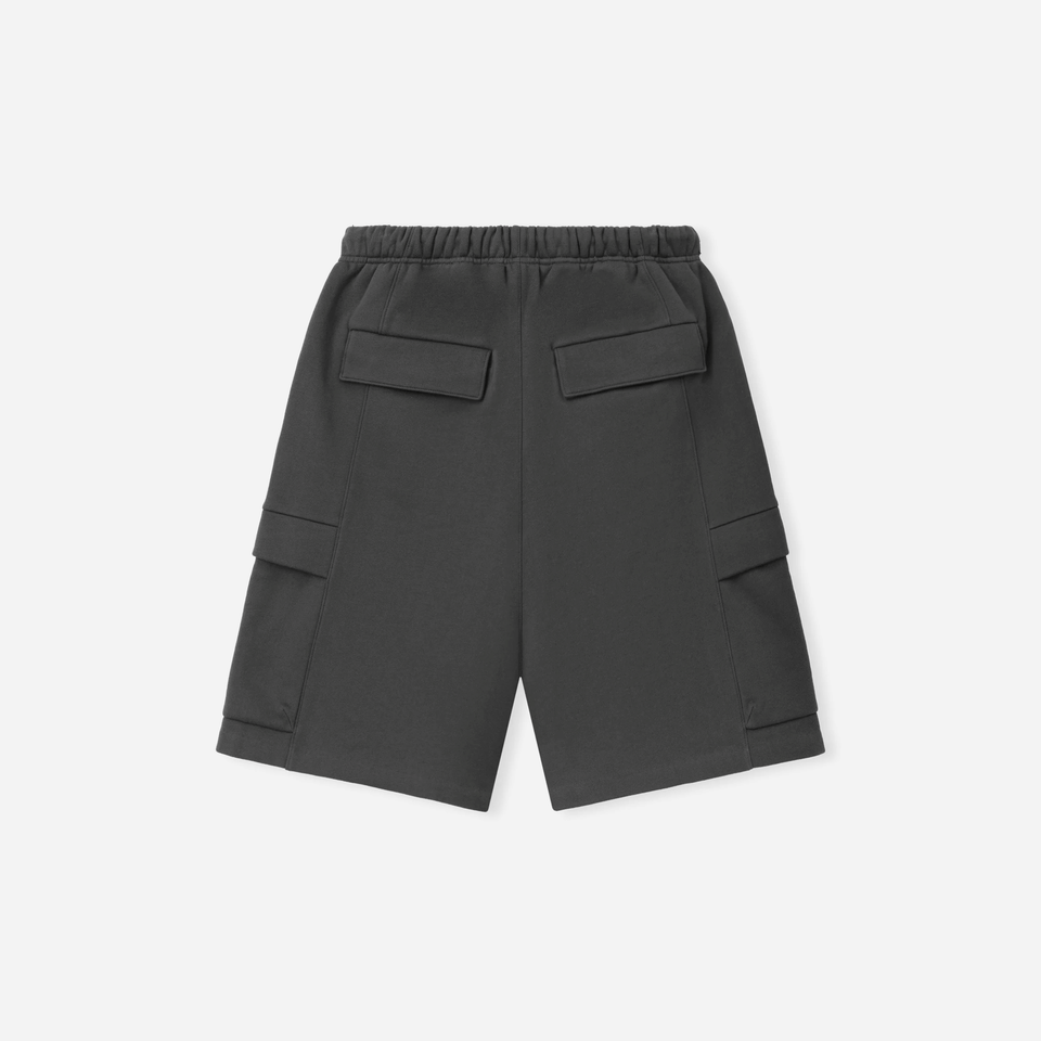 Fear Of God Essentials Fleece Cargo Basketball Short Iron Grey