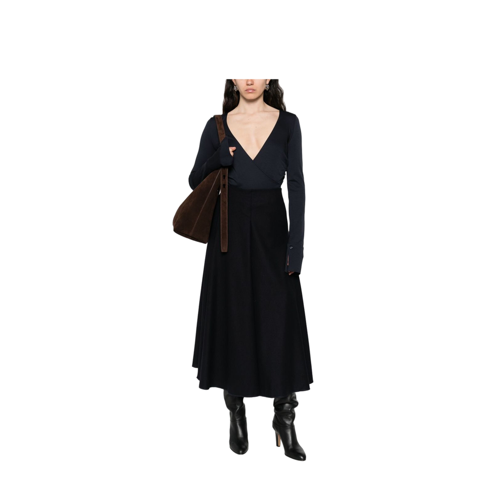Blue Skirt – Refined Elegance