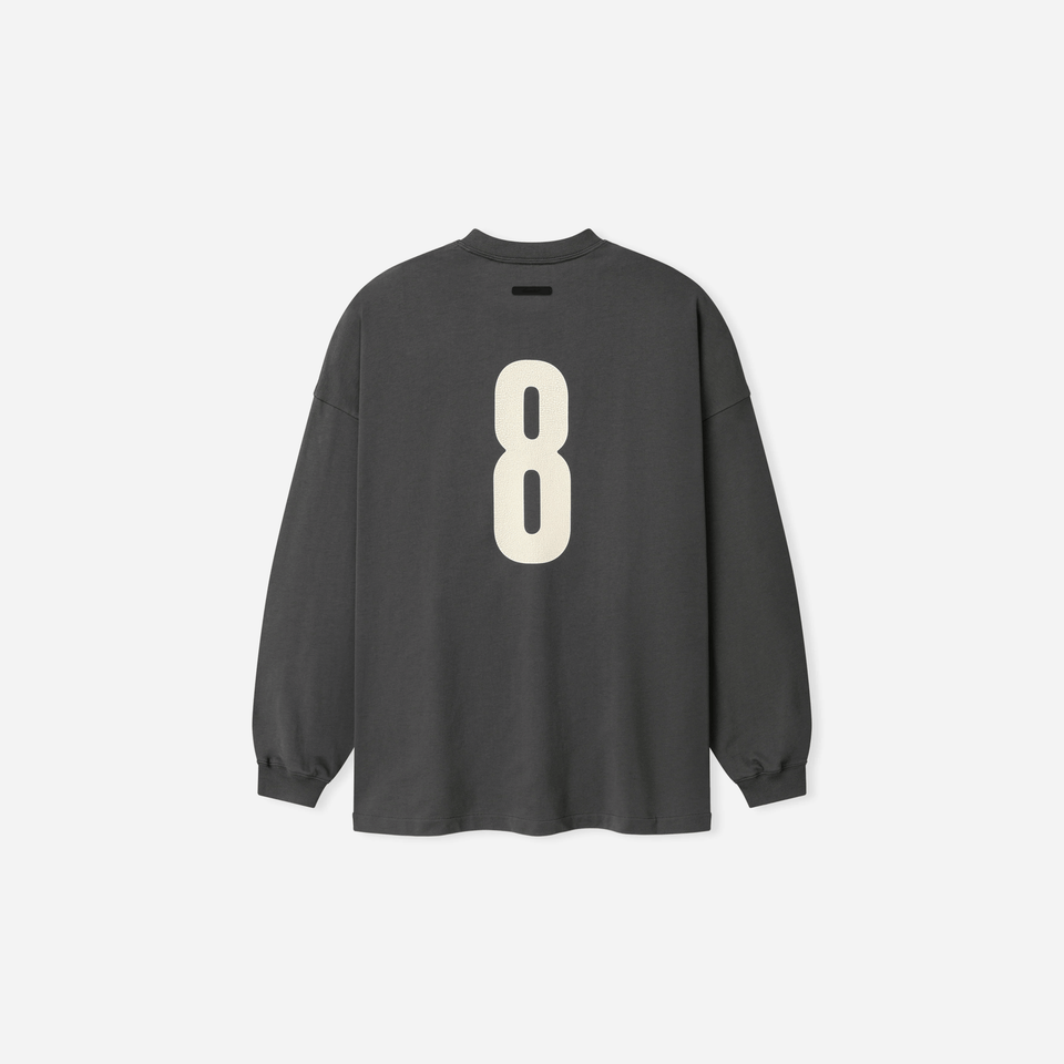 Fear Of God Essentials Merch Long Sleeve T-Shirt Iron Grey