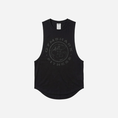 Gymshark Legacy Drop Arm Tank Black Slim Fit