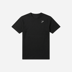 Gymshark Crest T-Shirt Black Regular Fit