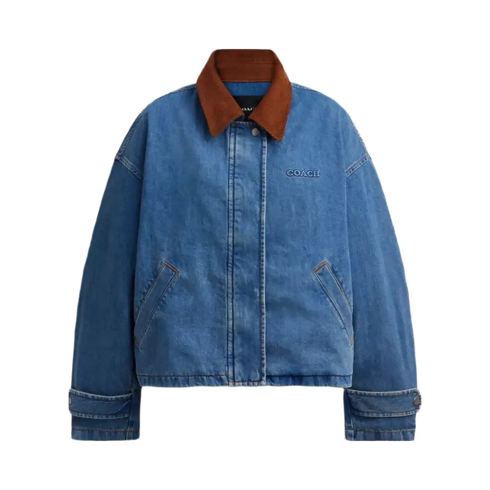 Coach Denim Barn Jacket in Western Wash