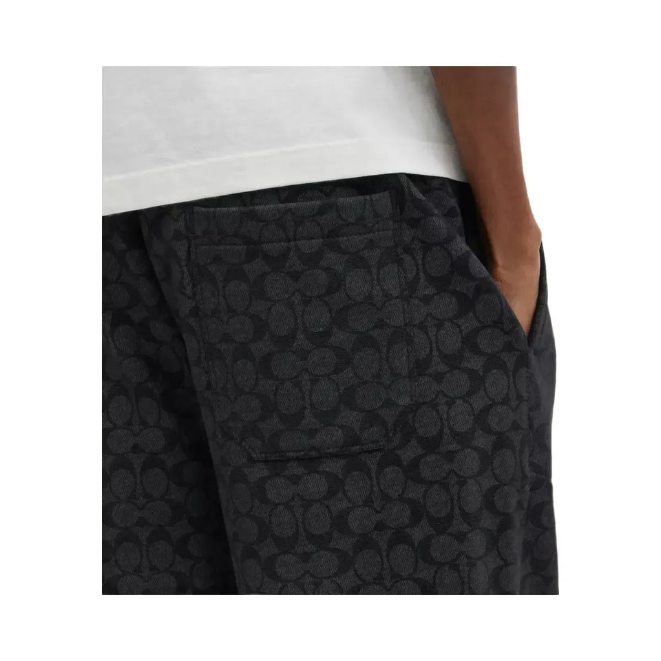 Coach Essential Signature Joggers in Charcoal Signature