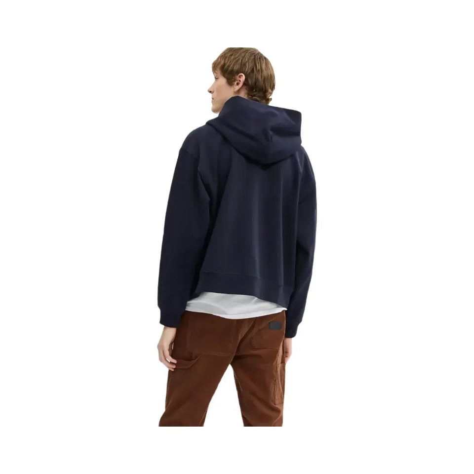 Coach Boxy Full Zip Hoodie in Navy
