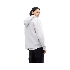 Coach Boxy Full Zip Hoodie in Heather Grey