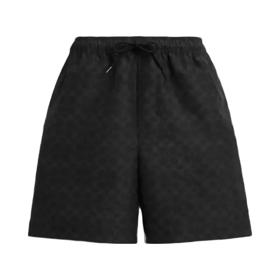 Coach Signature Swim Trunks In Recycled Polyester in Dark Charcoal