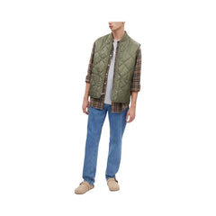 Coach Quilted Vest in Military Green