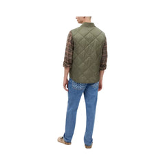 Coach Quilted Vest in Military Green