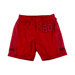 Supreme Monogram Shorts Red