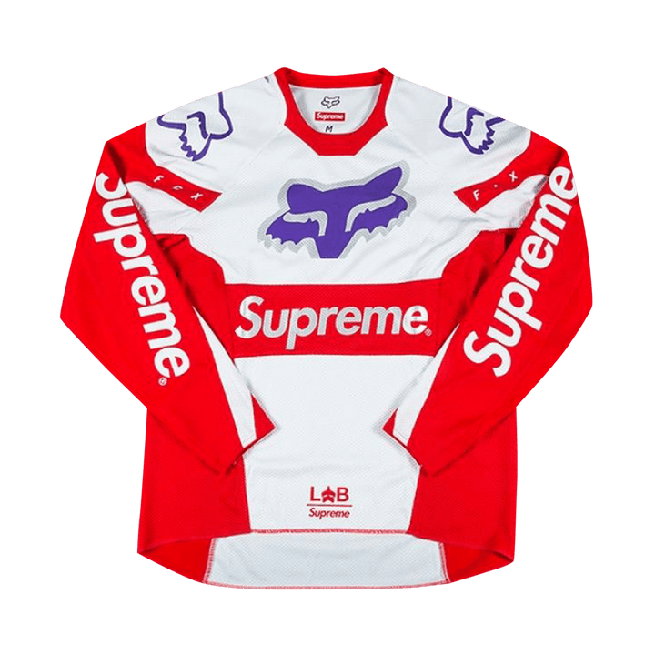 Supreme x Fox Racing Moto Jersey Top Red
