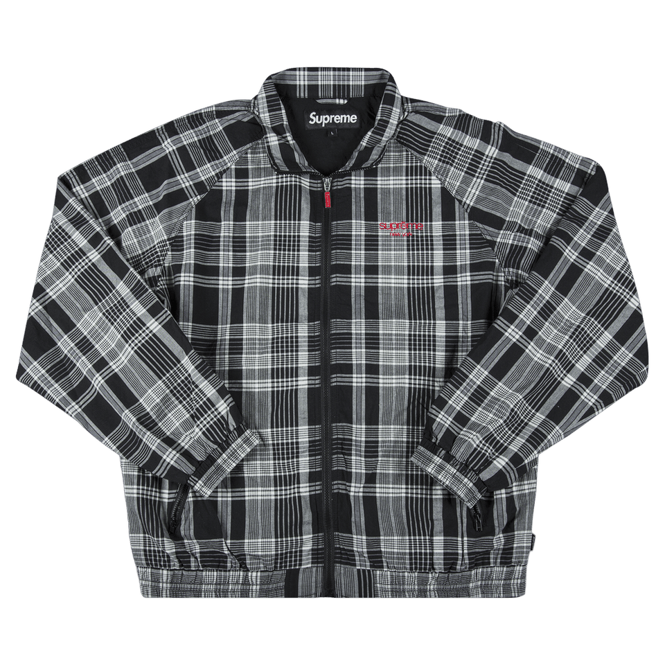 Supreme Madras Track Jacket Black