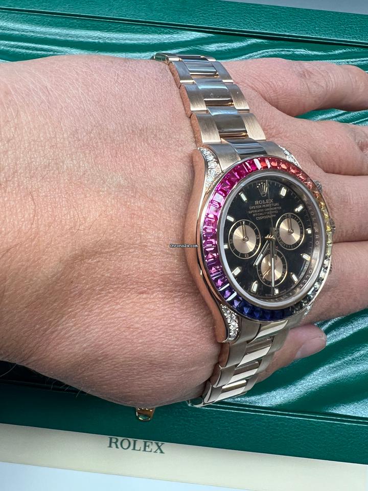 Rolex116505 116505 RAINBOW CUSTOM DIAMONDS EVEROSE