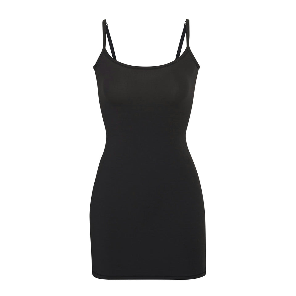 Skims Fits Everybody Slip Dress Onyx