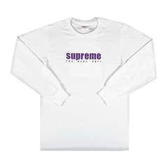 Supreme The Real Shit Long-Sleeve T-Shirt White