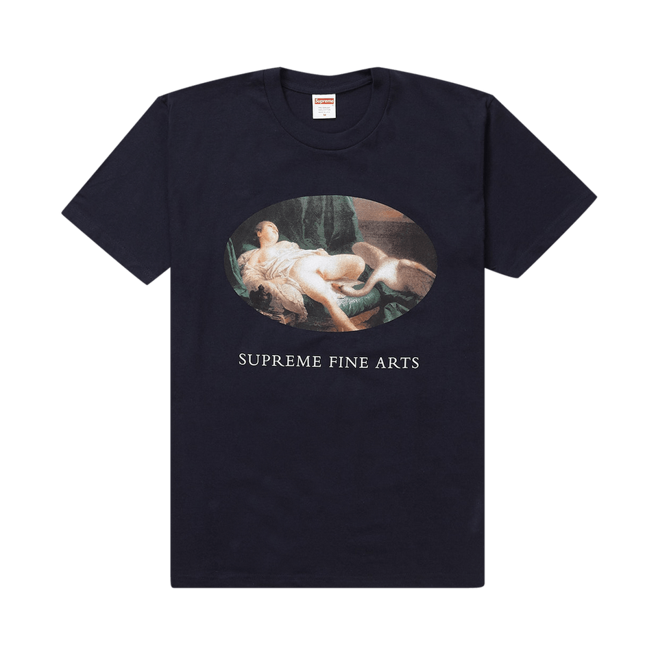 Supreme Leda And The Swan T-Shirt Navy