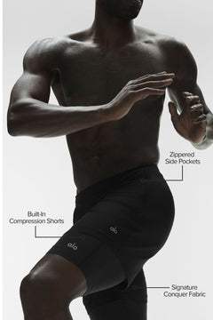 ALO Yoga Conquer React 2 - In - 1 Performance Short