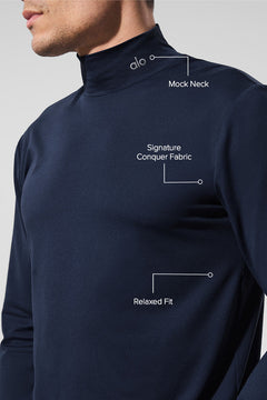ALO Yoga Conquer Reform Mock Neck Long Sleeve