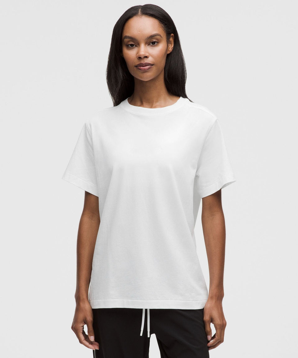 Lululemon Women's All Yours Organic Cotton Crewneck T - Shirt