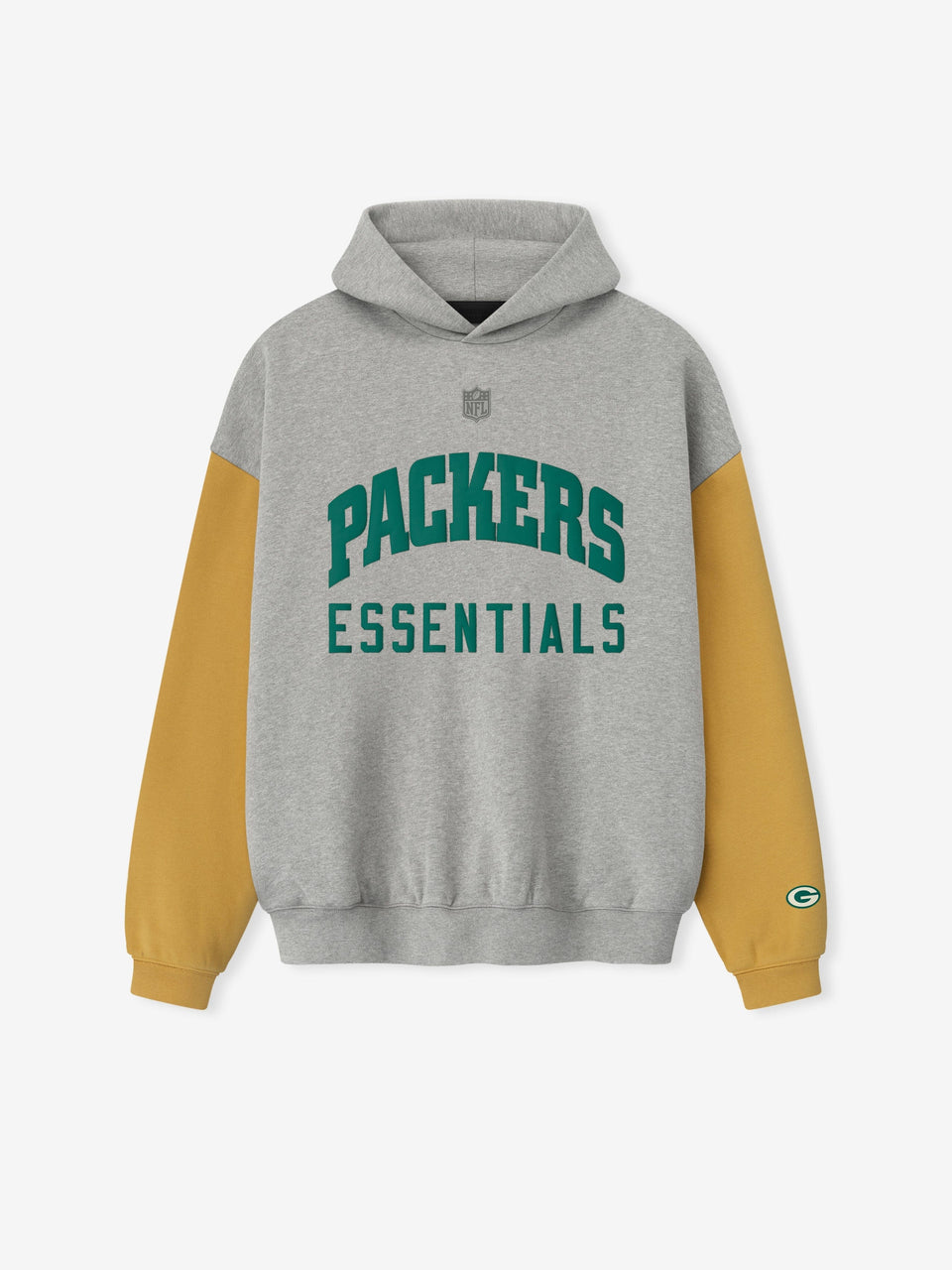 Essentials Packers Sport Hoodie Concrete Heather/Canyon