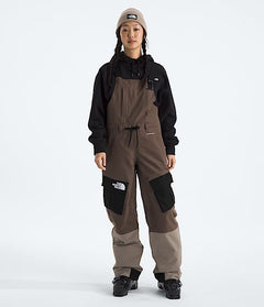 The North Face Women Dragline Bibs Blue Flax/Twilight Galaxy/TNF Black TNF Black/Smokey Brown