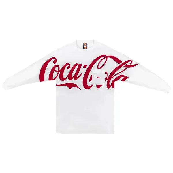 KITH x Coca-Cola L/S Quin Tee Crossover Loose Long Sleeves Unisex White