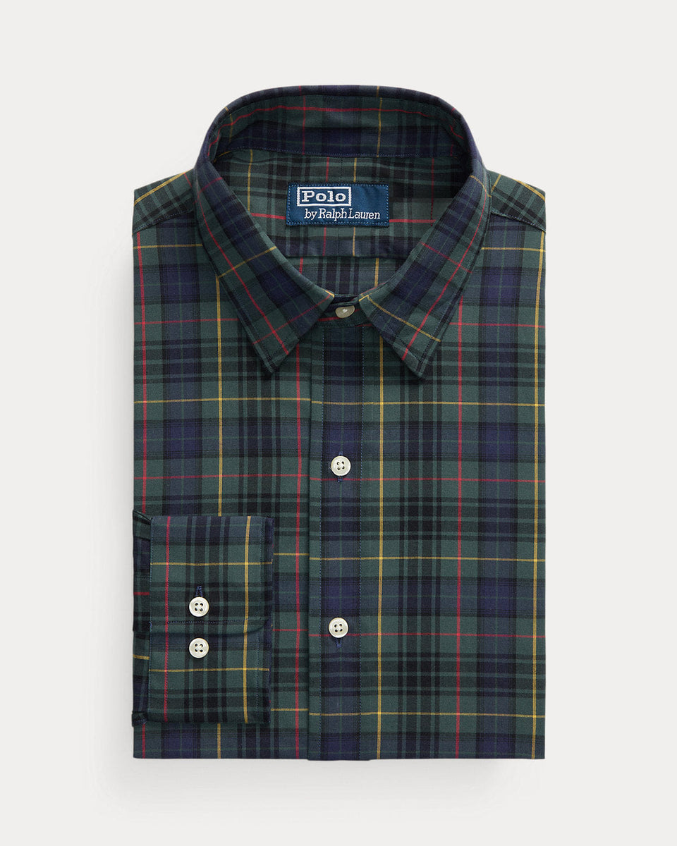 Ralph Lauren Custom Fit Plaid Poplin Shirt