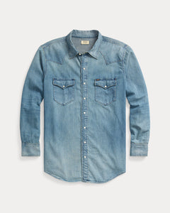 Ralph Lauren Indigo Twill Western Shirt