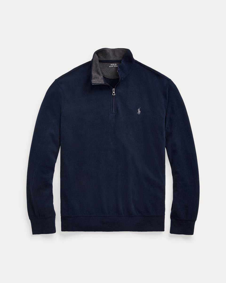 Ralph Lauren Luxury Jersey QuarterZip Pullover