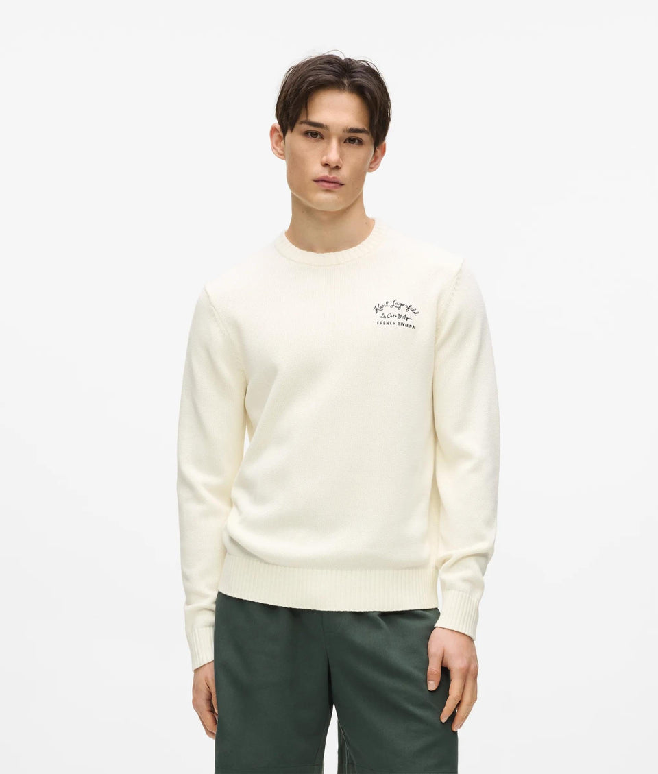 Karl Lagerfeld Côte D'Azur Sweater Cannoli Cream