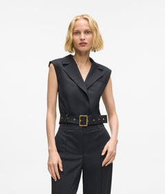 Karl Lagerfeld Karl Dna Studded Gilet Black