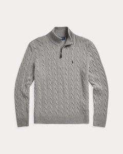 Ralph Lauren CableKnit QuarterZip Sweater