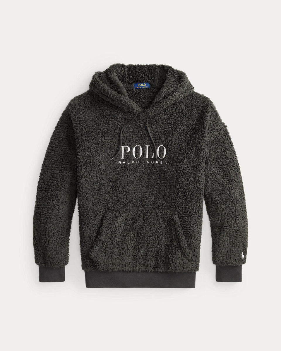 Ralph Lauren Logo Pile Fleece Hoodie