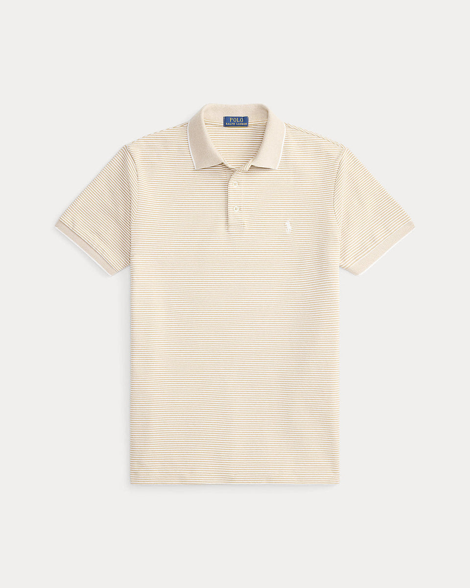 Ralph Lauren Classic Striped Stretch Mesh Polo Shirt