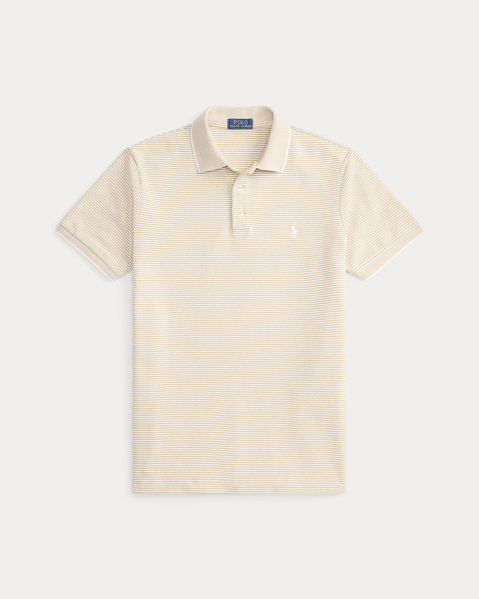 Ralph Lauren Classic Striped Stretch Mesh Polo Shirt