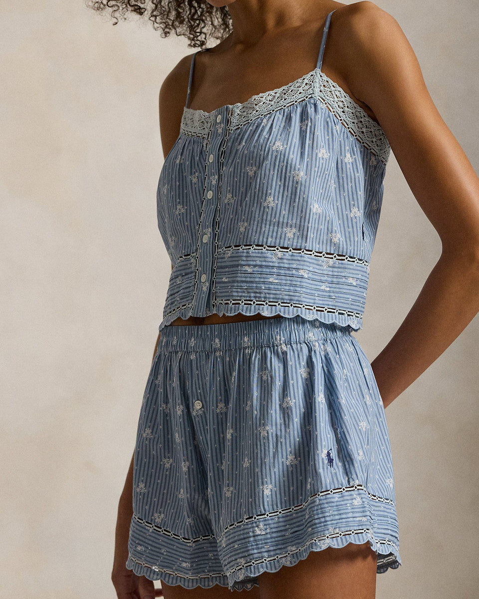 Ralph Lauren Cotton Voile Cami Short Pajama Set