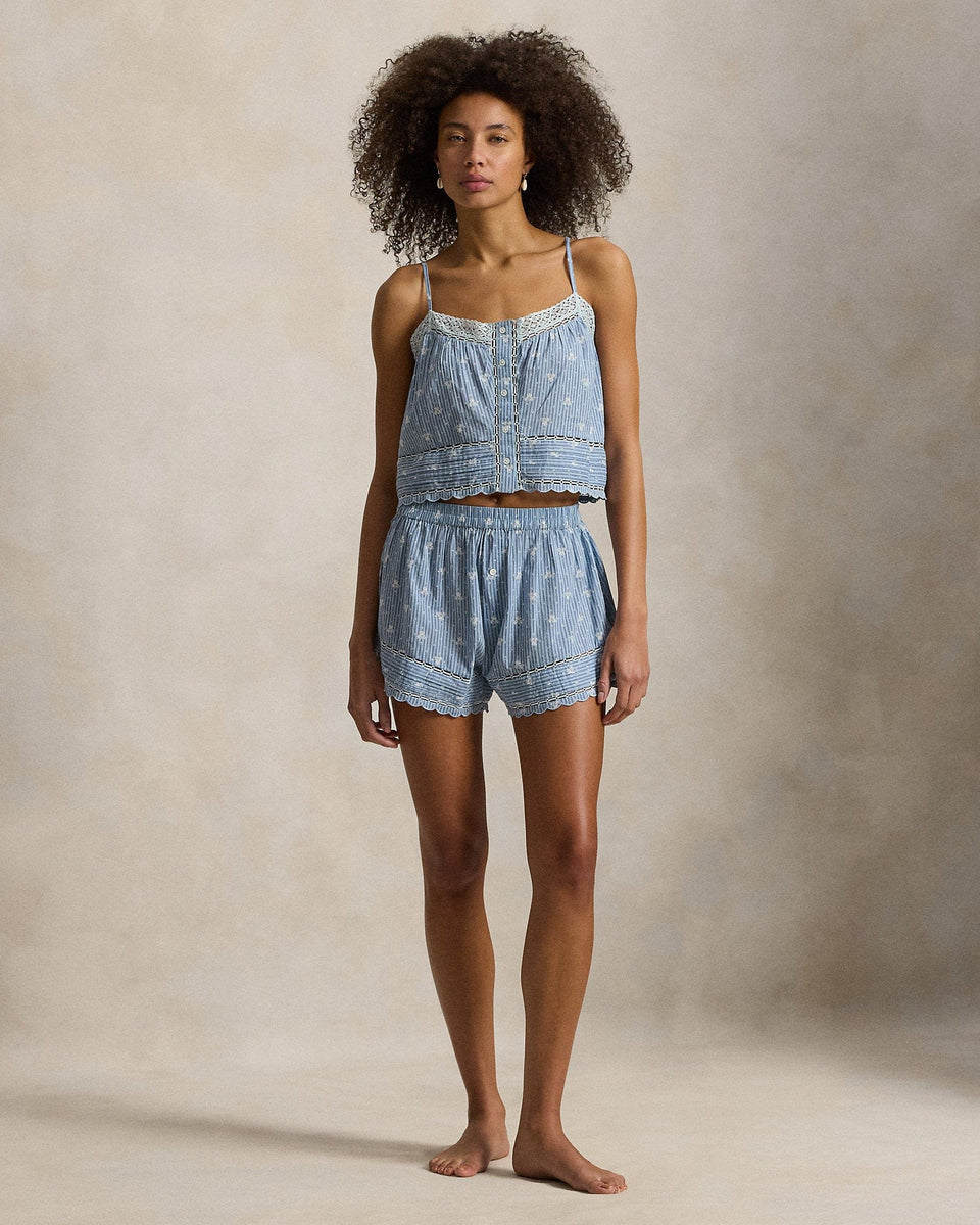 Ralph Lauren Cotton Voile Cami Short Pajama Set