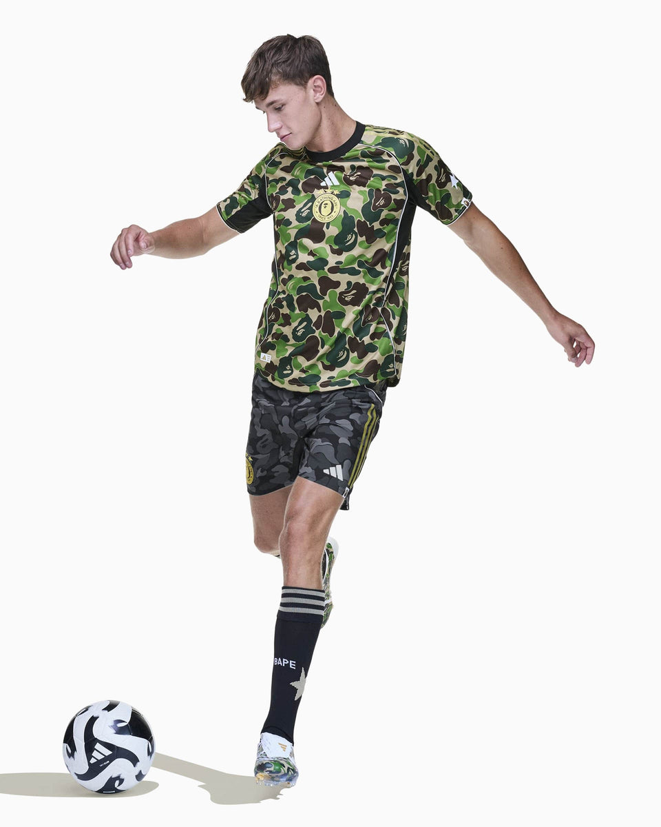 adidas Jersey T-Shirt con gráfico Slim adidas Originals x BAPE Football para hombre