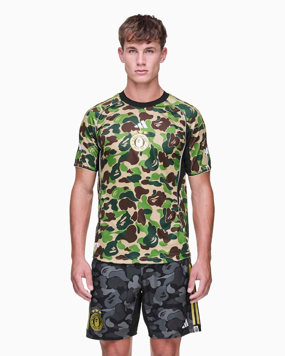 adidas Jersey T-Shirt con gráfico Slim adidas Originals x BAPE Football para hombre