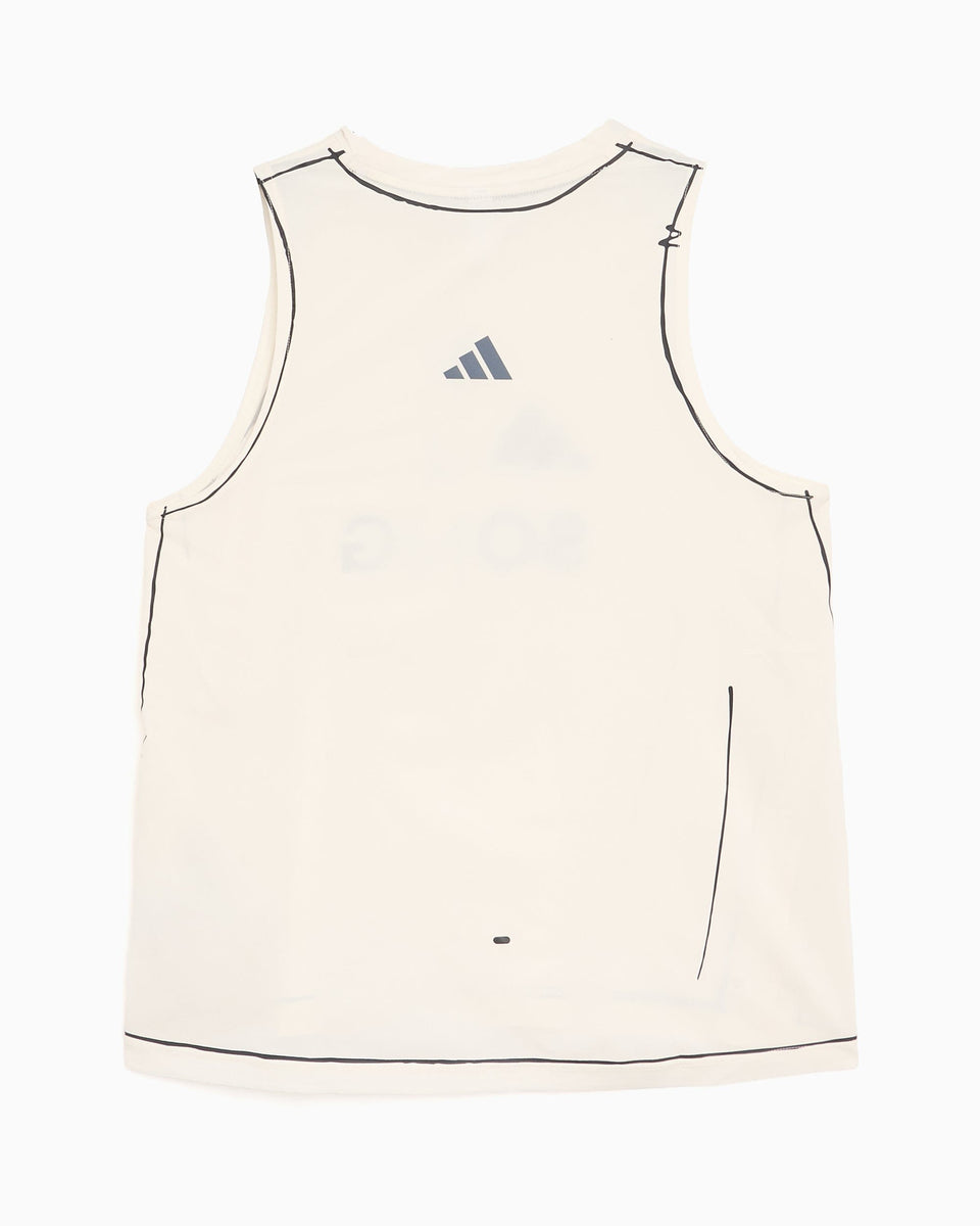 adidas Tank Top con gráfico adidas Performance x Song For The Mute Running adi365 para mujer