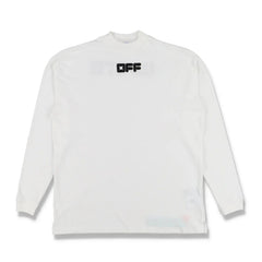 Off-White Arrows Font Over Long Sleeve Tee 'White Black'