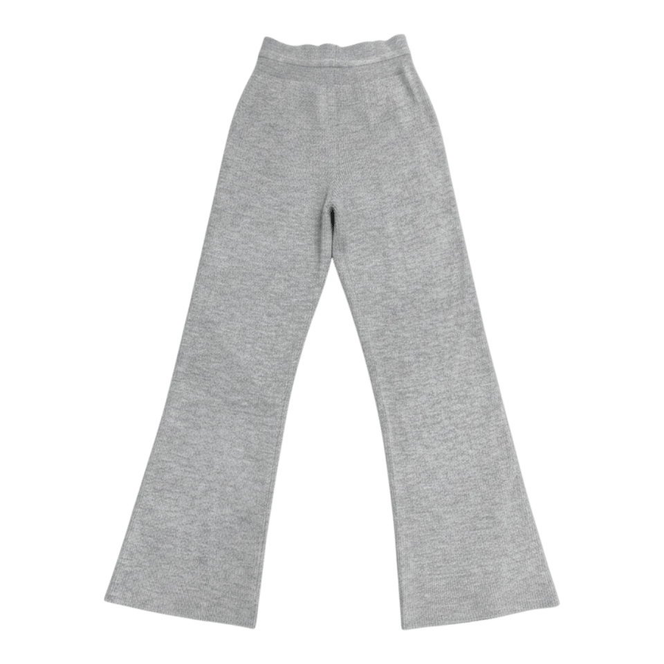Uniqlo Washable Knit Ribbed Pants – Gray (Women’s)