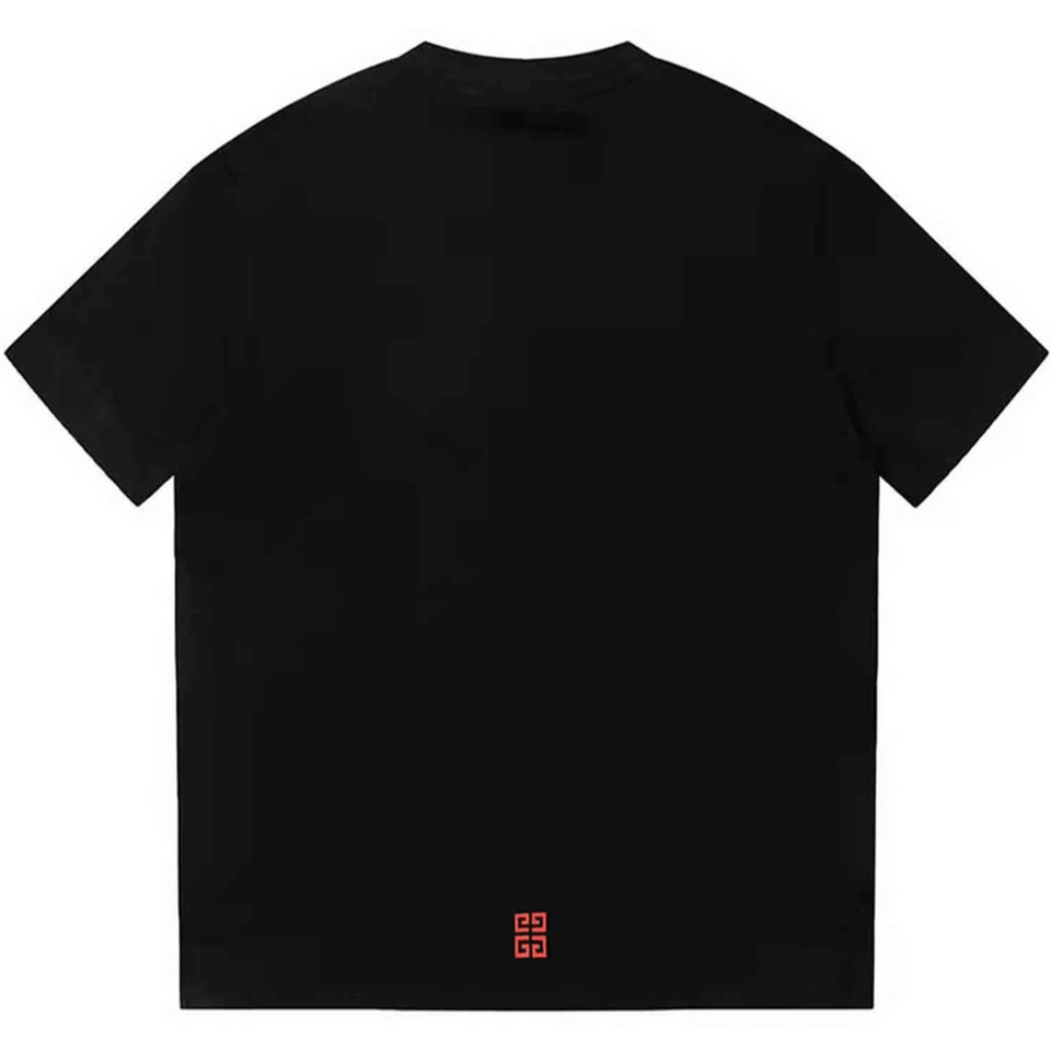 Givenchy 4G Multicolor T-Shirt Black/Red Slim Fit