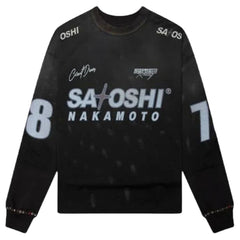 Satoshi Nakamoto Mesh Moto Jersey Black