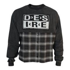 Bottega Desires Hybrid Flannel Longsleeve T-Shirt