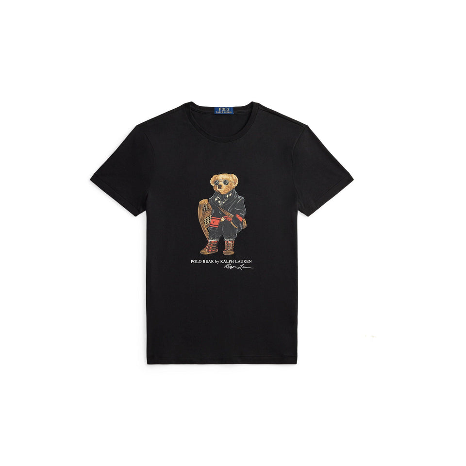 Ski Bear Embroidered T-Shirt