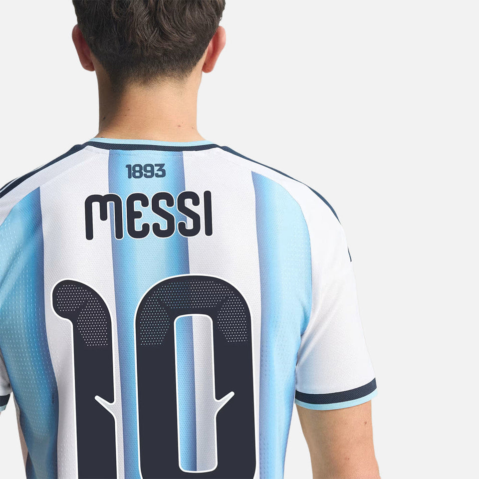 adidas ARGENTINA '26 HOME MESSI AUTHENTIC JERSEY - WHITE / ICEY BLUE