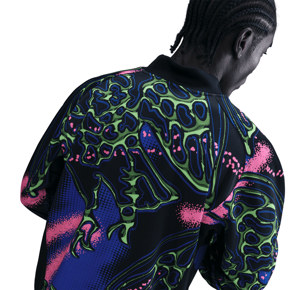 Nike NIGERIA NATIONAL TEAM GOALKEEPER JERSEY LOOSE FIT - BLACK / HYPER PINK