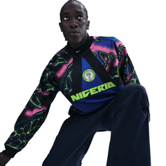 Nike NIGERIA NATIONAL TEAM GOALKEEPER JERSEY LOOSE FIT - BLACK / HYPER PINK