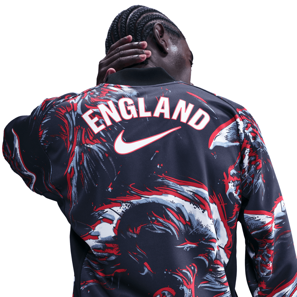 Nike ENGLAND NATIONAL TEAM GOALKEEPER JERSEY LOOSE FIT - BLACK / OBSIDIAN