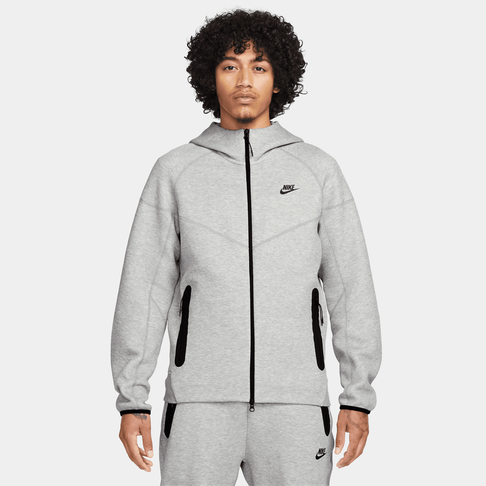 Nike TECH FLEECE FULL-ZIP HOODIE - GRAPHITE